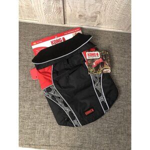 Kong Outerwear Pet Dog Black Red High Vis Jacket Size XS Extra Small 12 - 14